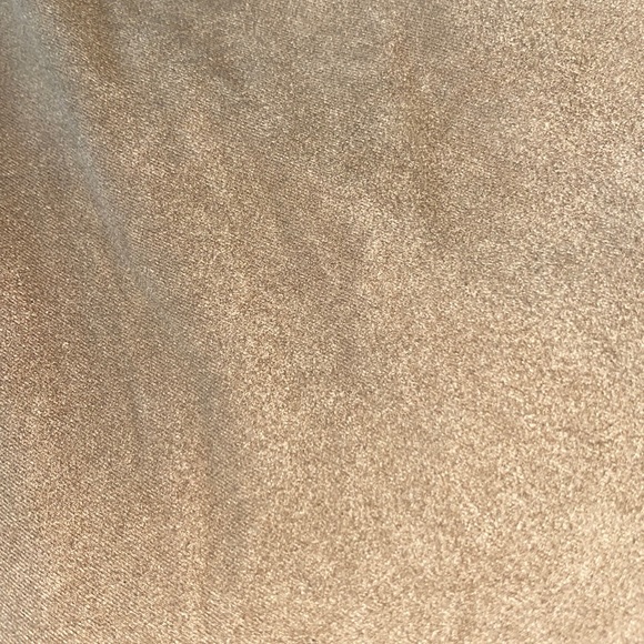 Tan Suede Flair Pants - Picture 2 of 4